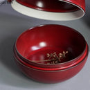 Axyaa Ceramic Soup Bowls with Lids - Restaurant Tableware Set