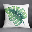Axyaa Dark Green Floral Animal Pattern Pillow Case for Modern Home Decor
