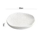 Axyaa Ceramic Irregular Plate Set for Dessert Sushi Dim Sum Molecular Cuisine