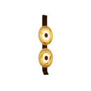 Axyaa Brass and Marble Wall Light: Luxury Minimalist Lighting for Home Decor