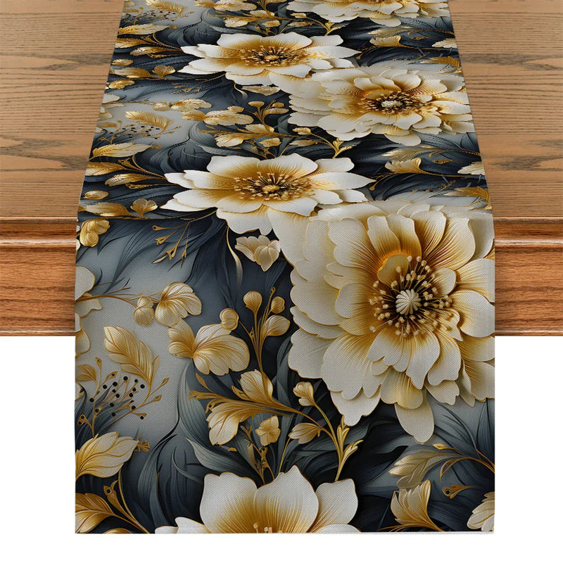 Axyaa Branches Table Runner: Elegant Home Decor for Dining, Wedding & Party Tables