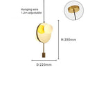 Axyaa Stainless Steel Pendant Light - Modern Dining Room Bar Bedroom Hanging Lamp