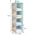 Axyaa Multi-layer Folding Hanging Storage Organizer for Bras, Underwear, Socks, and Clothes