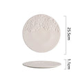 Axyaa Electroplated Ceramic Steak Plate Set