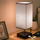 Axyaa LED Desk Lamp with Dual USB Ports and Pull Chain Table Lamp