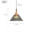 Axyaa Horn Shaped LED Pendant Lamp for Bedroom, Dining Room, and Bar Counter