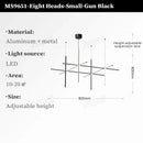 Axyaa Minimalist Villa Living Room LED Chandelier Staircase Lamp