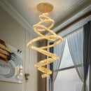 Axyaa Modern LED Pendant Chandelier Light for Staircase & Living Room