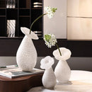 Axyaa Cloud Glass Vase Artificial Flower Decor Floral Shaped Desk Decoration