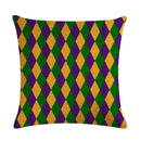 Axyaa Diamond Geometry Pillow Cover - Geometric Print Cushion Case 45x45cm