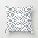 Axyaa Geometric Rose Dandelion Pattern Decorative Pillow Cover