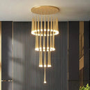 Axyaa Modern Stair Pendant Lights Chandelier LED Ceiling Lamp for Living Room