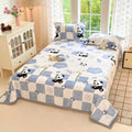 Axyaa Floral Flannel Fleece Blanket - Soft All Season Throw for Bed Sofa