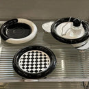 Axyaa Ceramic Plate Jewelry Snack Tray Tableware Set: Nordic Style Breakfast & Dessert Plates