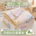 Axyaa Cool Silk Summer Quilt - Antibacterial & Machine Washable