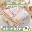 Axyaa Cool Silk Summer Quilt - Antibacterial & Machine Washable