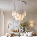 Axyaa LED Chandelier for Modern Home Decoration and Indoor Lighting