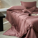 Axyaa Queen Duvet Cover Set - Lyocell/Cotton Mix, Natural Plant Fibers