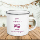 Axyaa Enamel Mug Super Teacher Print Creative Coffee Cup - Teacher Gifts
