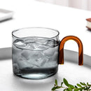 Axyaa Glass Breakfast Mug in Colorful Heat-resistant Design