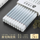 Axyaa Gradient Colour Ceramic Chopsticks High-grade Antibacterial Bone