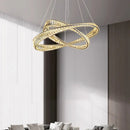 Axyaa Crystal Chandelier Stair Pendant Lamp Living Room Pendant Lights Interior Lighting