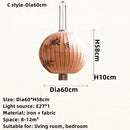 Axyaa Retro Fabric Lantern Pendant Lights for Home and Hospitality