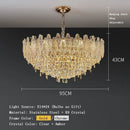 Axyaa Crystal Ceiling Chandelier Light for Dining Bedroom Hotel Living Room