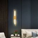 Axyaa Copper Line Pipe Wall Sconces with Acrylic Lampshade - Indoor LED Lighting