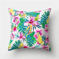Axyaa Flower Bird Print Decorative Chair Cushion Pillowcase