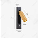Axyaa LED Rotatable Wall Lamp USB Charging for Bedroom Reading Living Room