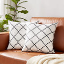 Velvet Geometric Cushion Cover for Sofa Nordic Decor by Axyaa