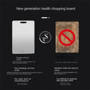 Axyaa Double Sided Stainless Steel Panel Chopping Board - Thick Kitchen Cutting Block