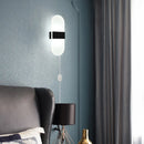 Axyaa LED Round Corner Acrylic Wall Lamp for Home Interiors