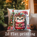 Christmas Animal Holiday Pillows Pattern Cushion Cover for Sofa Bedroom Car - Axyaa