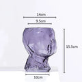 Axyaa Abstract Head Sculpture Vase: Artistic Home Decoration Flower Arranger Display