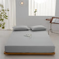 Axyaa Cotton Fitted Sheet - Solid Color, Anti-slip, Adjustable Mattress Cover