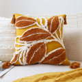 Axyaa Tufted Cushion Cover with Tassel - 45x45cm - Mori Style - Home Decor