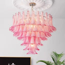 Axyaa Vintage Murano Flower Petal Chandelier for Living Room and Bedroom