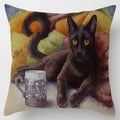 Axyaa Cartoon Cat Pillow Cover for Home Office Bedroom Sofa Car Decoration