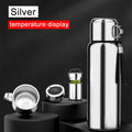 Axyaa Stainless Steel Thermos Bottle with LED Temperature Display