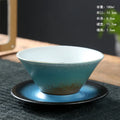 Axyaa Retro Flower Ceramic Coffee Cup Set - Japanese Style Home Decor