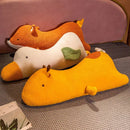 Axyaa Super Soft Stuffed Animal Plush Pillow White Swan Fox Deer Goose Toy