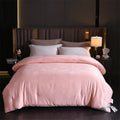 Axyaa Mulberry Silk Quilt: Handmade Jacquard Comforter, All Season Silk Duvet