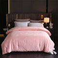 Axyaa Mulberry Silk Quilt, Handmade Jacquard Comforter, All Season Bedding Blanket-Duvet