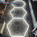 Axyaa Honeycomb LED Ceiling Light: Custom Link, 2-Year Warranty Tailored for Worksop, Gym.