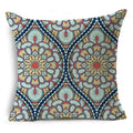 Axyaa Ramadan Vintage Ethnic Pattern Cushion Cover 45x45cm Linen Pillow Case