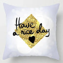 Axyaa Gold Decorative Cushion Cover for Home Sofa - Luxury Home Decor