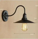 Axyaa Vintage Industrial Wall Light Sconce LED - White Antique Bedroom Stair Porch