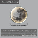 Axyaa LED Moon Wall Lamp: Bedroom Living Room Indoor Decor Lighting